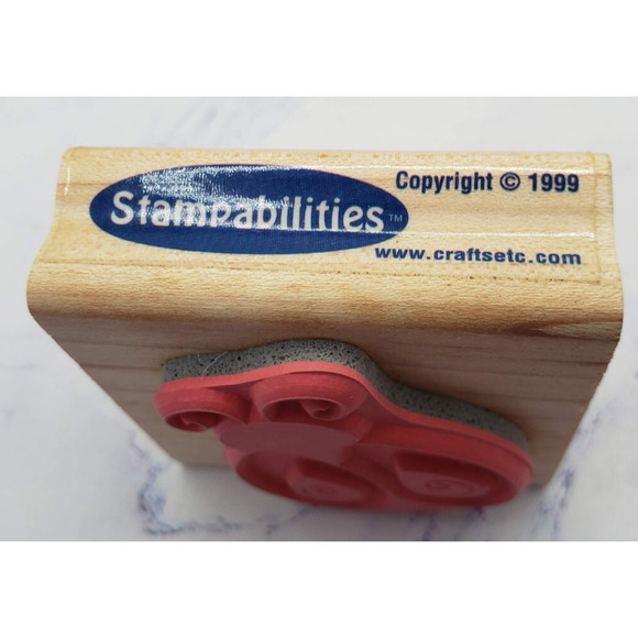 Ladybug Doodle Bug Stampabilities Wood Mounted Rubber Stamp F1030 - Picture 4 of 7